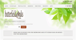 Desktop Screenshot of butterfieldoaks.com