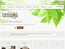 Tablet Screenshot of butterfieldoaks.com